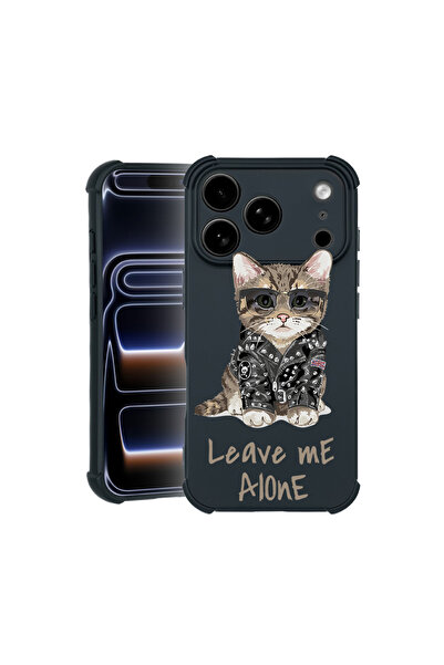 bestcase Carcasă Pro Shock pentru Apple iPhone 17 Pro, cu design Leave Me Alo...