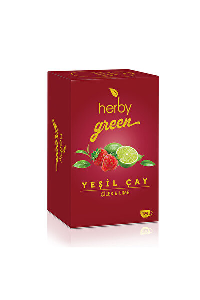 ODN شاي أخضر بالفراولة والليمون 18 عبوة 27 جرام