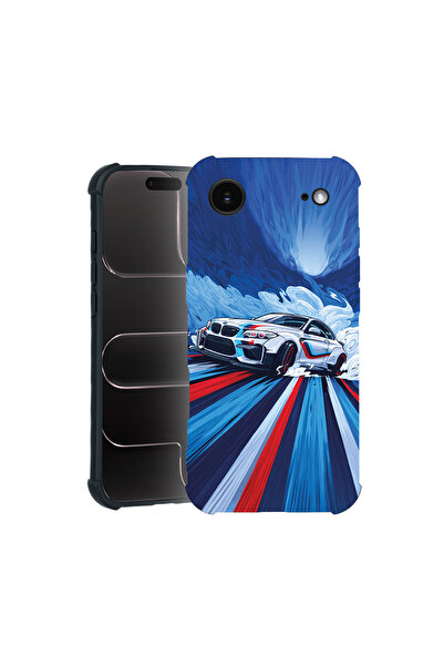 bestcase Carcasă Pro Shock pentru Apple iPhone 17 Air, cu design BMW 3 E46, 3...