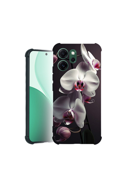 bestcase Carcasă Pro Shock pentru Oppo Reno 14F / FS, cu design White Orchid, 3100041 ASB 1402