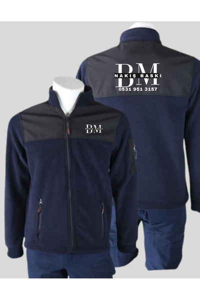 BMNAKIŞBASKI Kişiye Özel Firma Logolu Softshell Polar