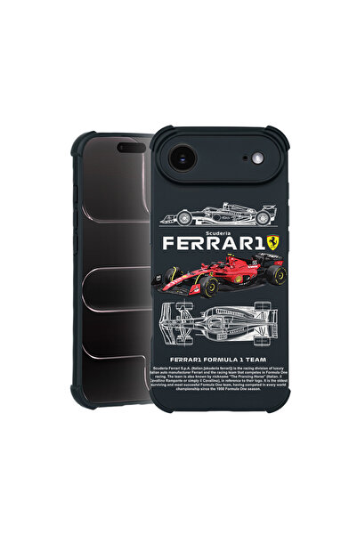 bestcase Carcasă Pro Shock pentru Apple iPhone 17 Air, cu design Ferrari Scud...