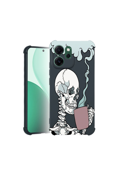 bestcase Θήκη Pro Shock για Oppo Reno 14F / FS, με σχέδιο κρανίο, 3100041 ASB...