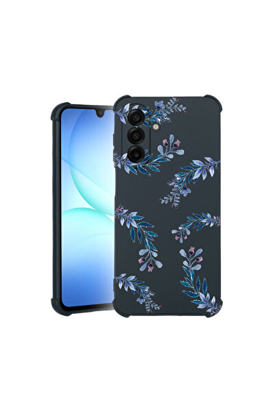 bestcase Carcasă Pro Shock pentru Samsung Galaxy A56, cu design Flori albastr...