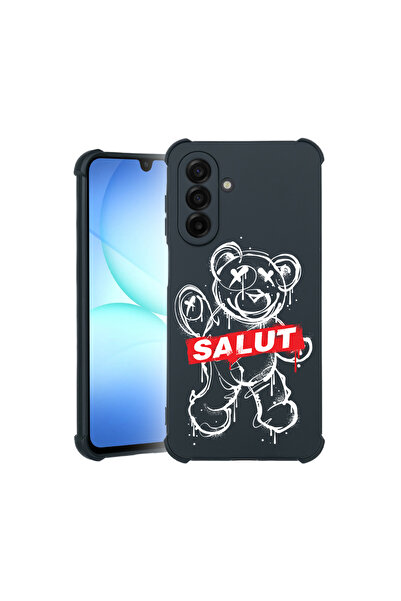 bestcase Carcasă Pro Shock pentru Samsung Galaxy A56, cu design Teddy Bear Salut, 3100019 ASB 1548