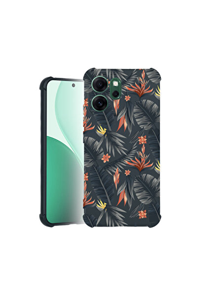 bestcase Carcasă Pro Shock pentru Oppo Reno 14F / FS, cu design Flori Tropica...