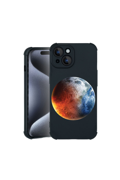 bestcase Carcasă Pro Shock pentru Apple iPhone 15, cu Design Earth, 3100031 A...