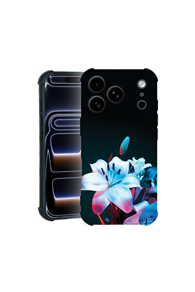 bestcase Калъф Pro Shock за Apple iPhone 17 Pro Max, с дизайн Орхидея, 310003...