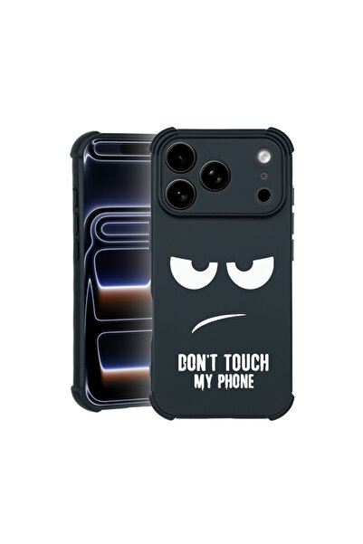 bestcase Carcasă Pro Shock pentru Apple iPhone 17 Pro, cu design „Nu atinge t...