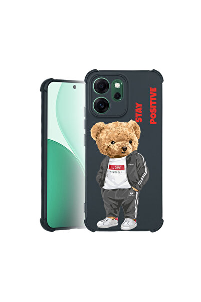 bestcase Θήκη Pro Shock για Oppo Reno 14F / FS, με σχέδιο Stay Positive - Αρκ...