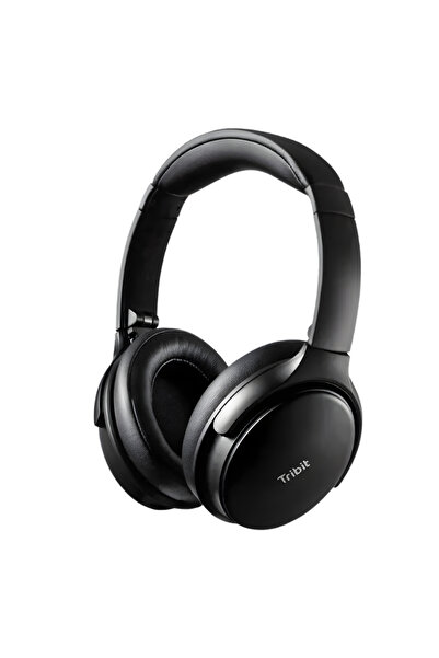 Tribit Casti Bluetooth Over Ear QuietPlus, ANC, Wireless, Microfon Incorporat, Bluetooth 5.0, Black