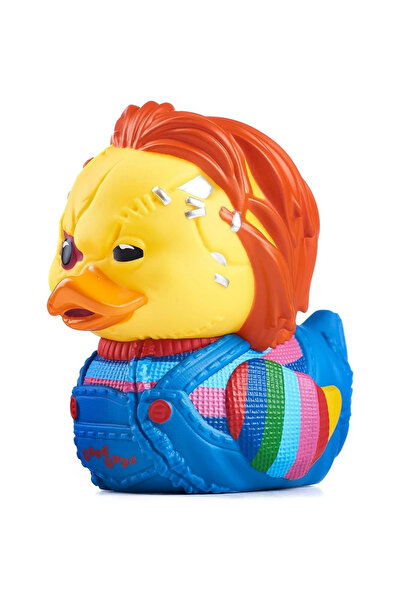 TUBBZ Childs Play Boxed Chucky Scarred Lisanslı Cosplay Ördek Collectible Figür