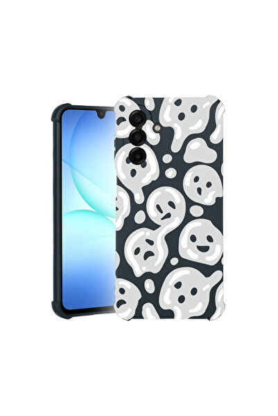 bestcase Carcasă Pro Shock pentru Samsung Galaxy A26, cu design gri acid smiley, 3100022 ASB 1000