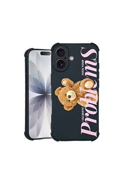 bestcase Carcasă Pro Shock pentru Apple iPhone 15 Pro, cu design Teddy Bear -...