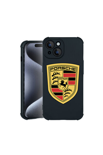 bestcase Carcasă Pro Shock pentru Apple iPhone 15, cu design Porsche, 3100031...