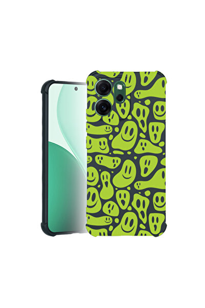 bestcase Carcasă Pro Shock pentru Oppo Reno 14F / FS, cu design verde acid sm...
