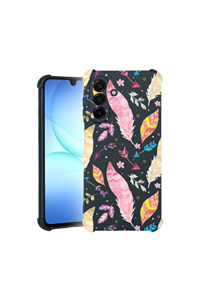 bestcase Carcasă Pro Shock pentru Samsung Galaxy A26, cu design pene colorate, 3100022 ASB 68