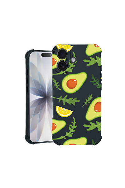 bestcase Carcasă Pro Shock pentru Apple iPhone 15 Pro, cu design Avocado, 310...
