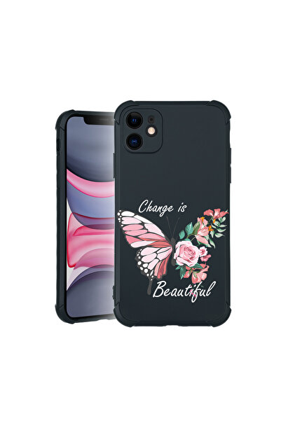 bestcase Carcasă Pro Shock pentru Apple iPhone 11, cu Design Change is Beauti...