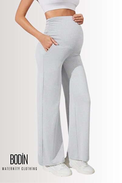 bodin Adjustable Waist Cotton Fabric Maternity and Postpartum Sweatpants