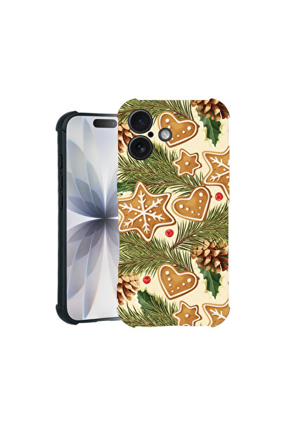 bestcase Carcasă Pro Shock pentru Apple iPhone 15 Pro, cu design Xmas Pattner...
