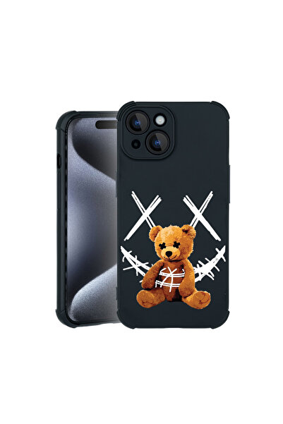 bestcase Carcasă Pro Shock pentru Apple iPhone 15, cu design Teddy Bear Smile...