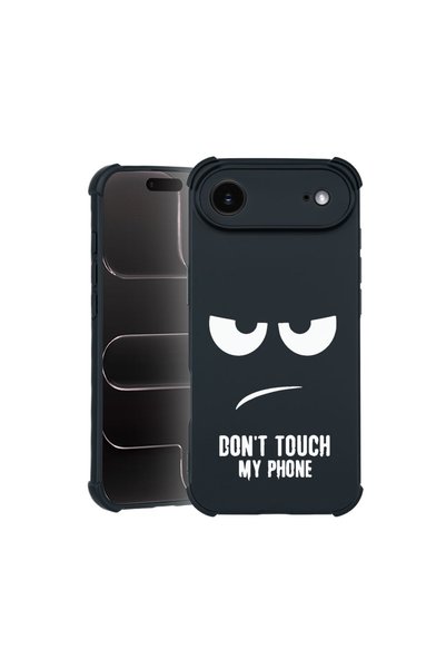 bestcase Pro Shock Case For Apple iPhone 17 Air, cu Design Don’t Touch My Pho...
