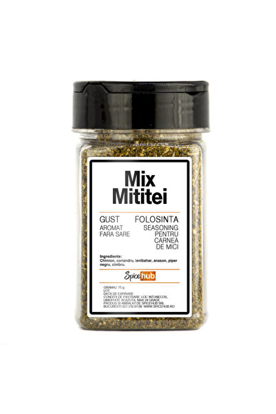 Spicehub Mix Mititei, condiment premium pentru mici suculenti si carne tocata, 75g