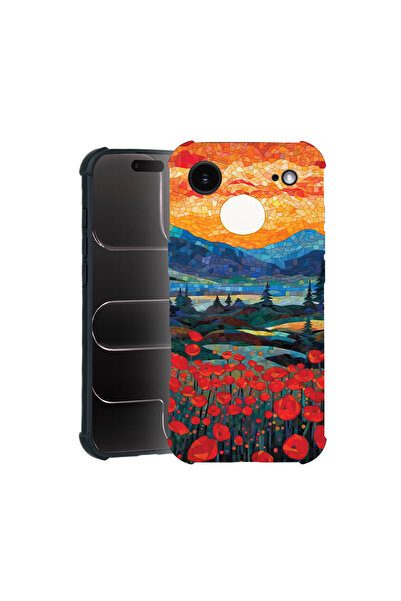 bestcase Carcasă Pro Shock pentru Apple iPhone 17 Air, cu design Poppies în a...