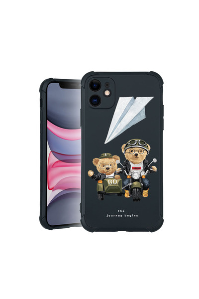 bestcase Carcasă Pro Shock pentru Apple iPhone 11, cu design Teddy On The Roa...