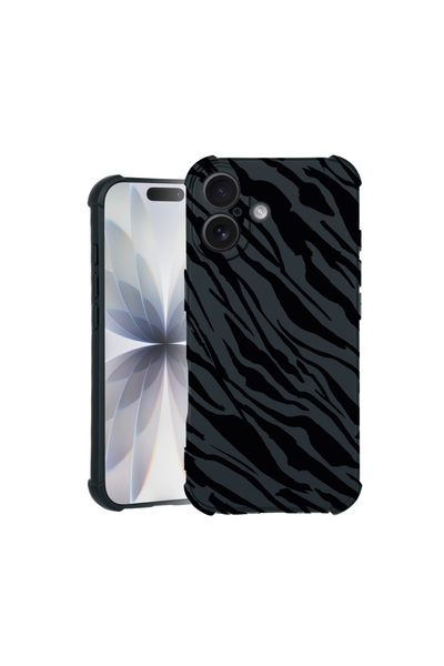bestcase Pro Shock Case For Apple iPhone 14 Pro Max, cu Design Zebra Pattern, 3100030 ASB 1059