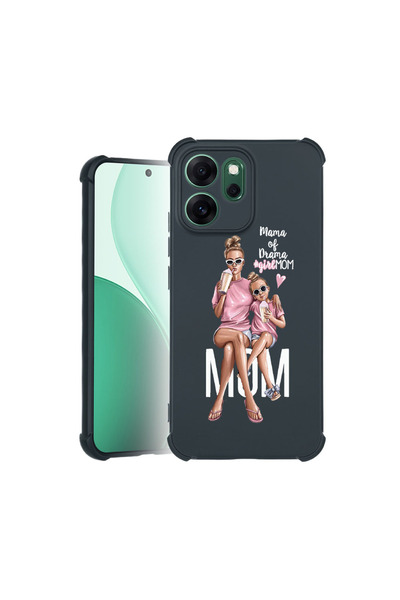 bestcase Θήκη Pro Shock για Oppo Reno 14F / FS, cu Design Girl Mom Mama of Dr...