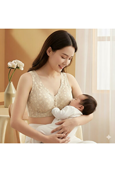 pae Σουτιέν χωρίς αίσθηση ρίψης, κομμένο με λέιζερ, ελαστικό, χωρίς σύρμα, χωρίς επένδυση, άνετο σουτιέν Ghost για θηλασμό