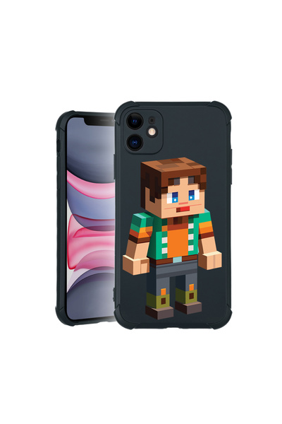 bestcase Carcasă Pro Shock pentru Apple iPhone 11, cu design personaj Minecra...