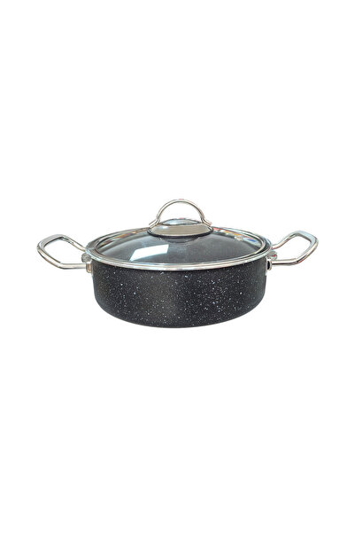 TUNA HOUSE Sevde Serisi Granit Basık Tencere 20 cm
