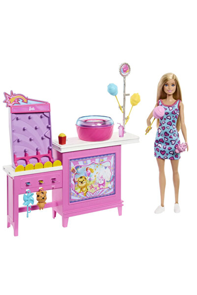 Barbie Mysteries Beach Detectives Play Booth Set and Malibu Doll with Accessories