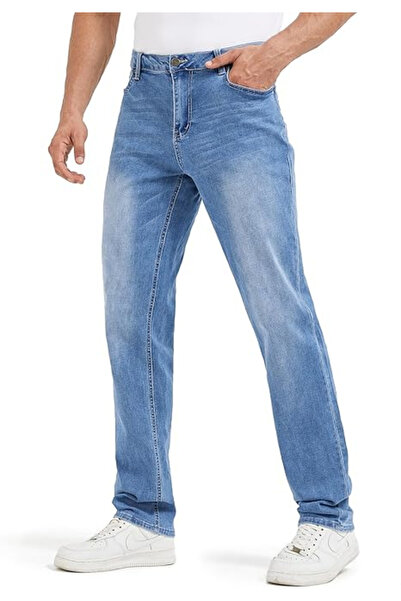 OEM Men's blue jeans, straight, 4 pockets, 38