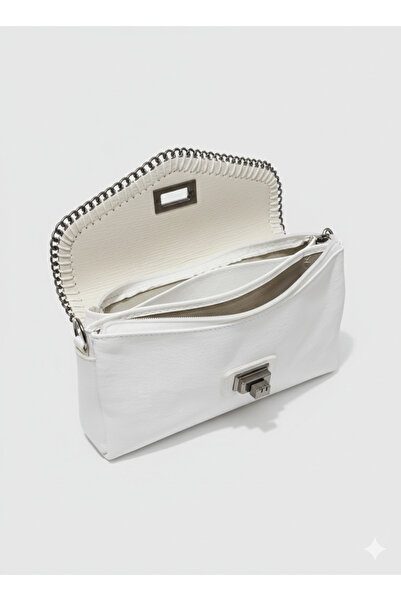 Etoile Studio Women's Black 3-Compartment Lined Adjustable Column Strap Cross Shoulder Bag