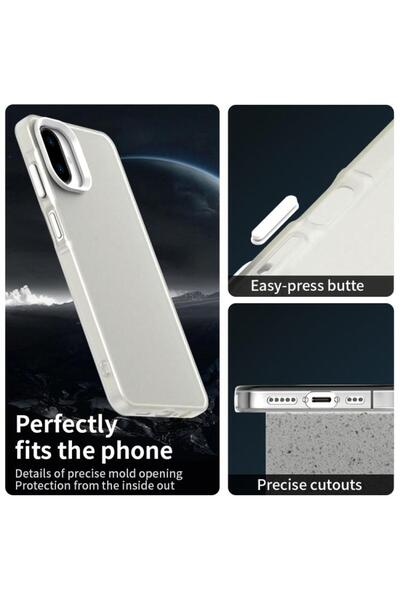 Deppo Trend Samsung Galaxy A07 Compatible Case Non-Yellowing Stain-Resistant Frosted Matte Colorful Soft Transparent Silicone Cover