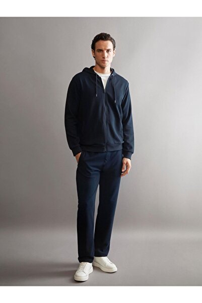 LC Waikiki Sparkling Selections from Shining Store |   Hooded Long Sleeve Men's Zippered Sweatshirt