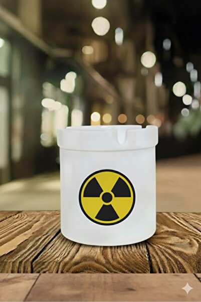 sartre art Scrumieră din porțelan cu design „periculos”, fără miros, pentru s...