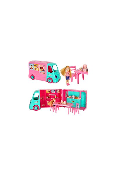 Three top online Car for dolls camper food truck set 21 el.