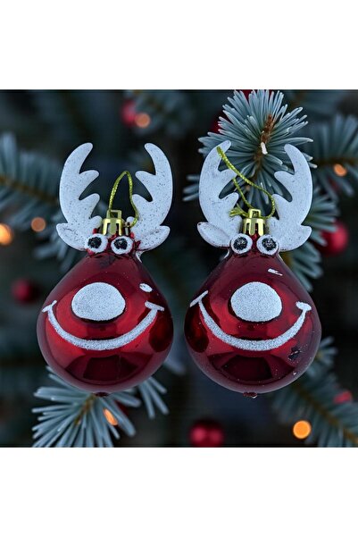 madamina Ornament pentru copac de Anul Nou, 2 bucăți, ornament decorativ de A...