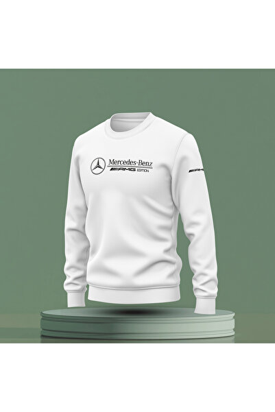 Bulvar Lee Crew Neck m'Ercedes B'Enz Printed Men's Tracksuit Set / Car