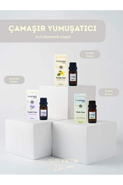 Magnesia Kozmetik Pure Touches Magnesia Esans Uçucu yağlar ''Çamaşır Yumuşatı...