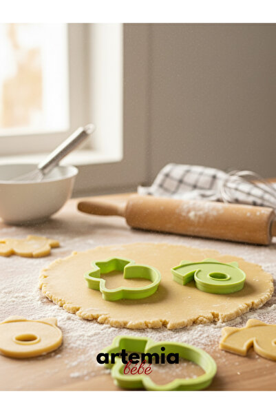 Artemia Home Cookie Mold 6 | Dinosaur Themed 6 Number Shaped Cutter