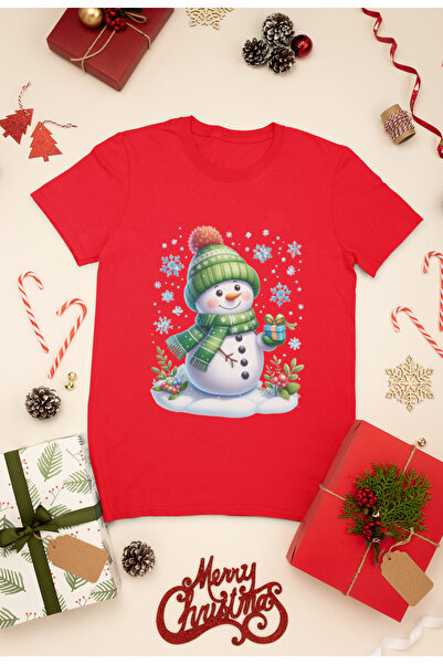 stil x New Year Printed Unisex Children's T-Shirt, Christmas Themed, 100% Cotton