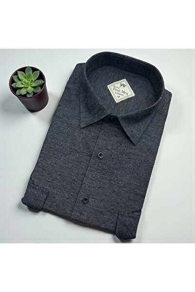 EREN STYLE Classic 100% Cotton Long Sleeve Anti-Sweat Winter Flannel Anti-Sweat Shirt (Regular Fit)