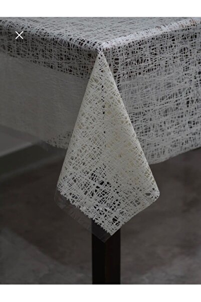 NYK HOME Față de masă din pânză uleioasă de lux acoperită transparent din PVC...