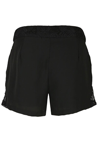 Girls On Film Georgia Black Shorts - 36, Black, 100% polyester